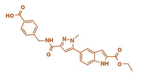 2-D structure of MMP-13 antagonist - BI-4394