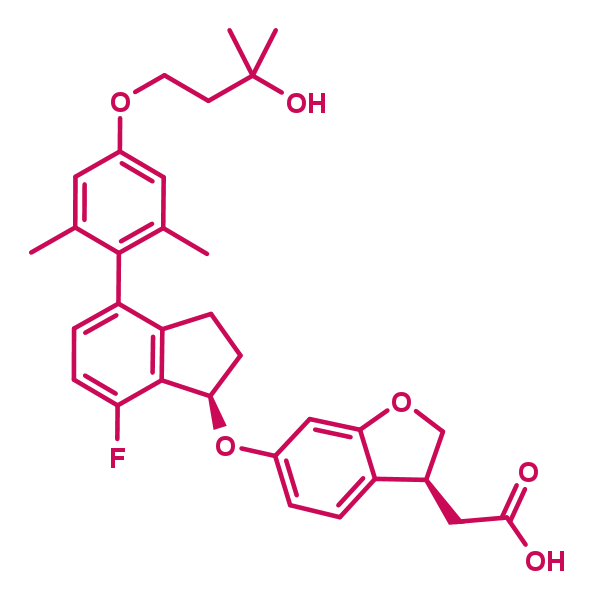 2-D structure of GPR40 agonist - BI-2081