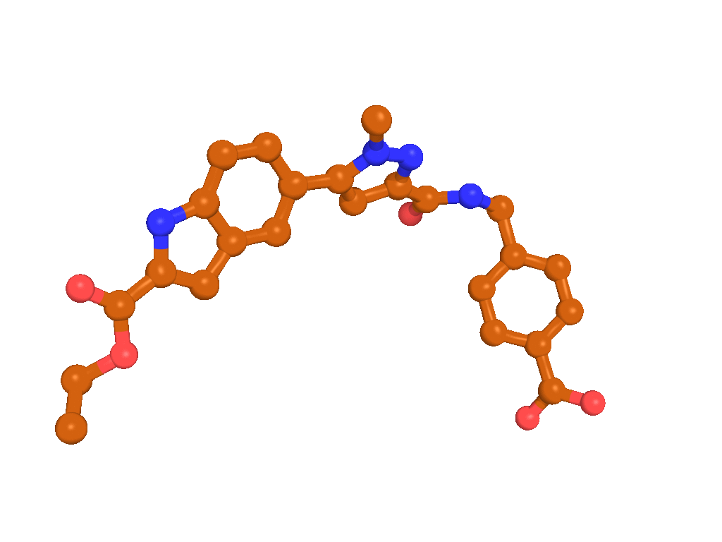 3D gif of MMP-13 antagonist - BI-4394