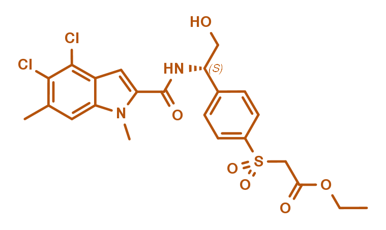 2-D structure of PHGDH Inhibitor - BI-4916
