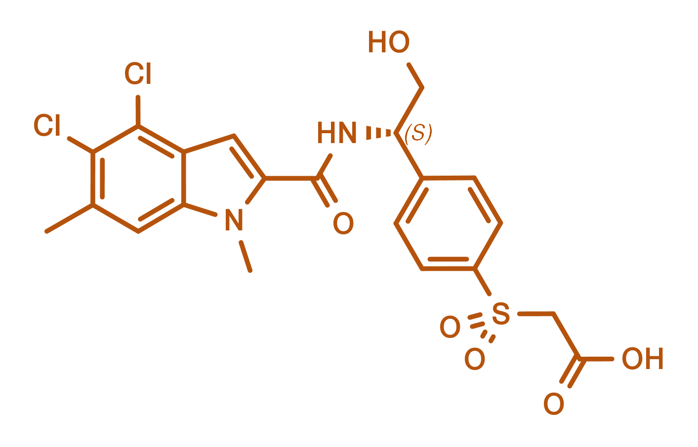 2-D structure of PHGDH Inhibitor - BI-4924