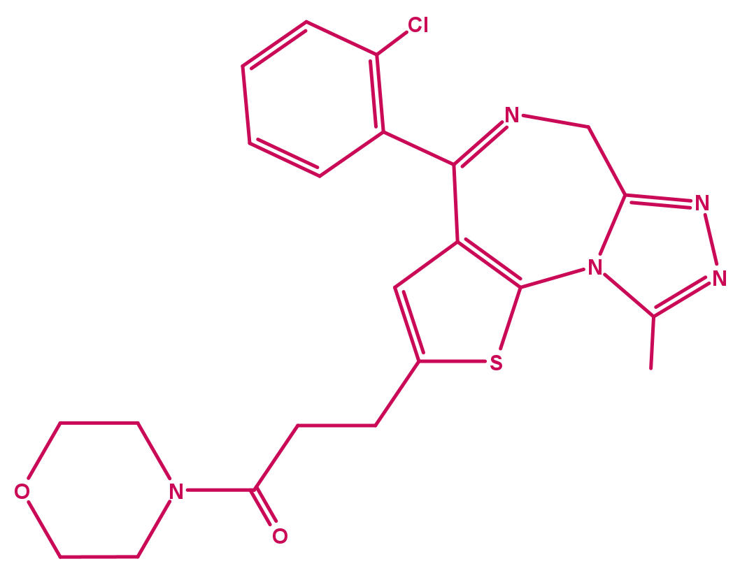 2-D structure of Apafant - PAF Receptor Antagonist