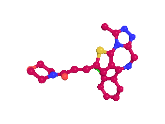 3D gif of Apafant - PAF Receptor Antagonist