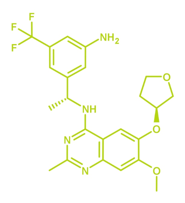 2-D structure of SOS1::KRAS inhibitor - BI-3406