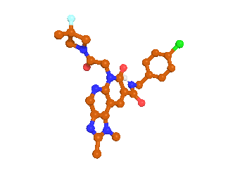 3D gif of CMV polymerase inhibitor | BI-9553