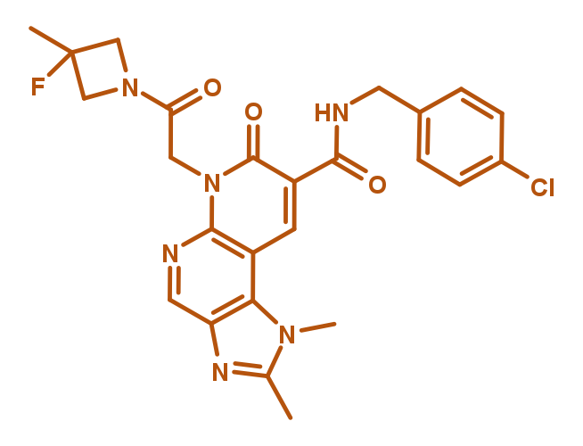 2-D structure of CMV polymerase inhibitor | BI-9553