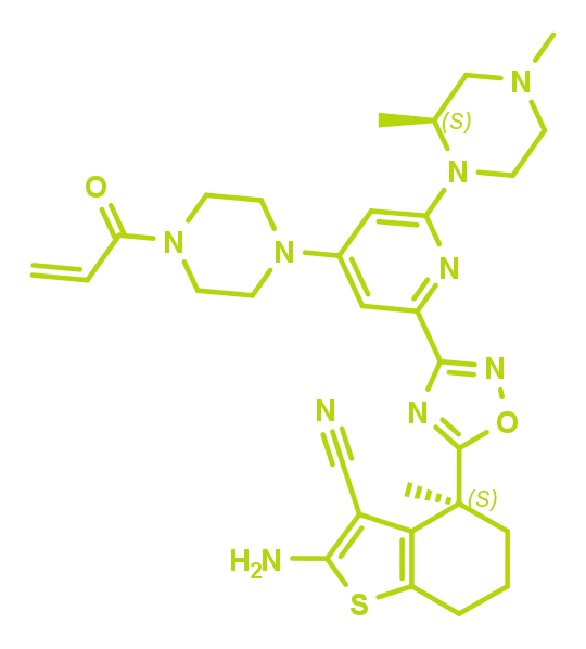 2D structure of KRAS G12C Inhibitor | BI-0474 