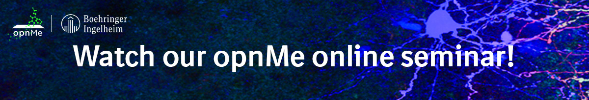opnMe online seminar recording MMP-13 banner